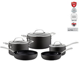 Juego de ollas gourmet anodizado 8 piezas Magefesa