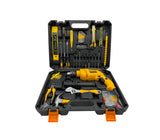 Kit taladro eléctrico 650W 13mm 102 piezas Chesterwood