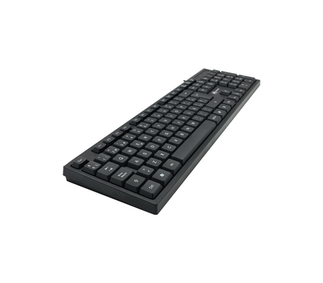 Teclado alámbrico español usb 104 ld-601 black Spidertec