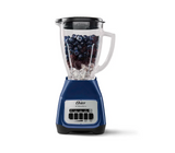 Licuadora 2 velocidades vaso de vidrio azul Oster