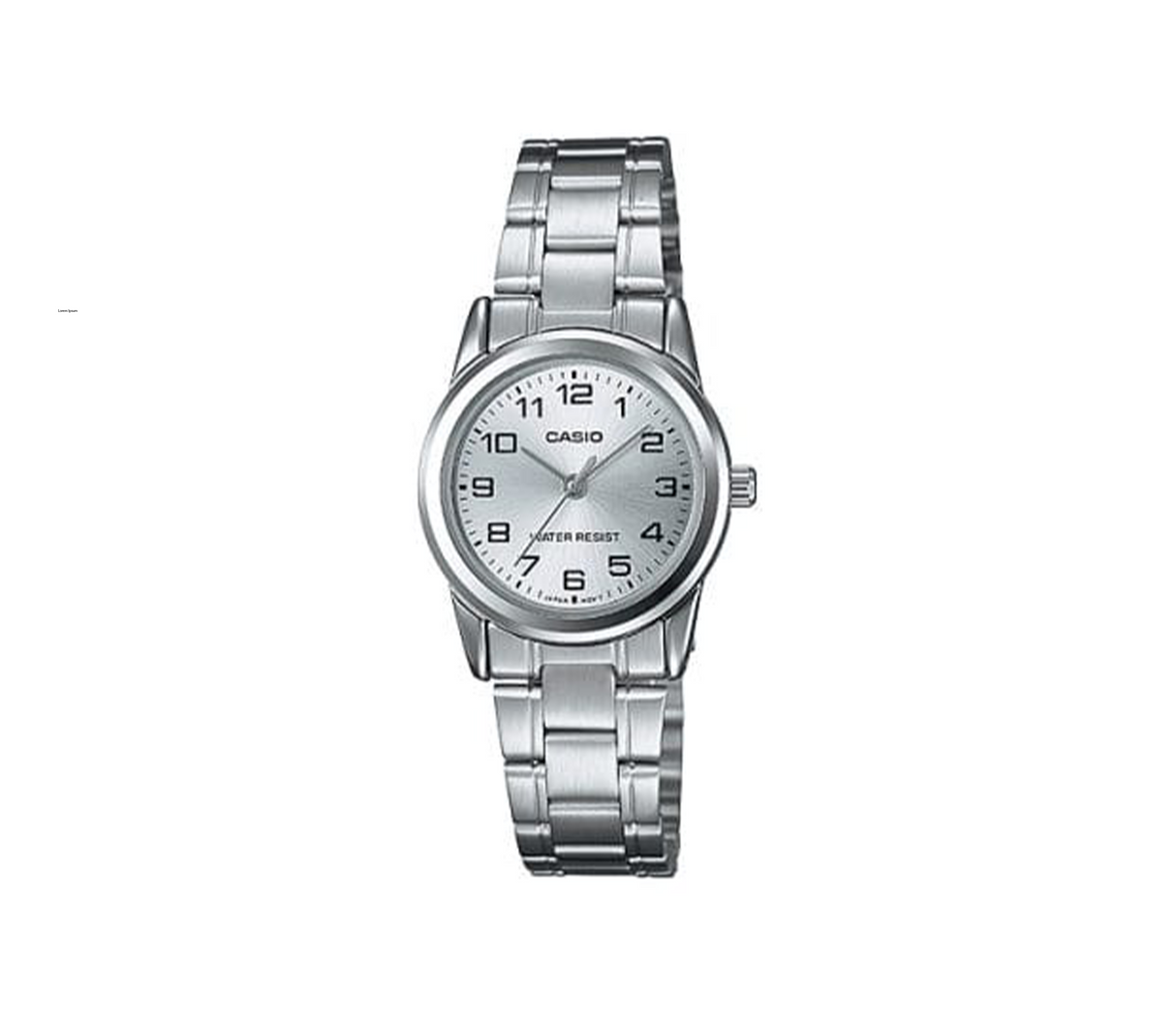 Reloj Análogo Plateado/Blanco LTP-V001D-7B Casio