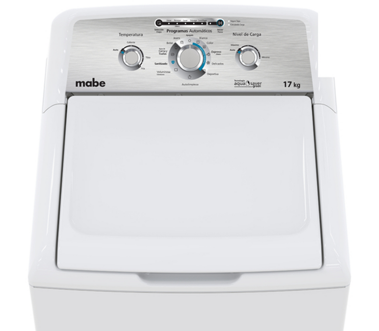 Lavadora automática carga superior 17 kilos LMA77113CBAB0 Mabe