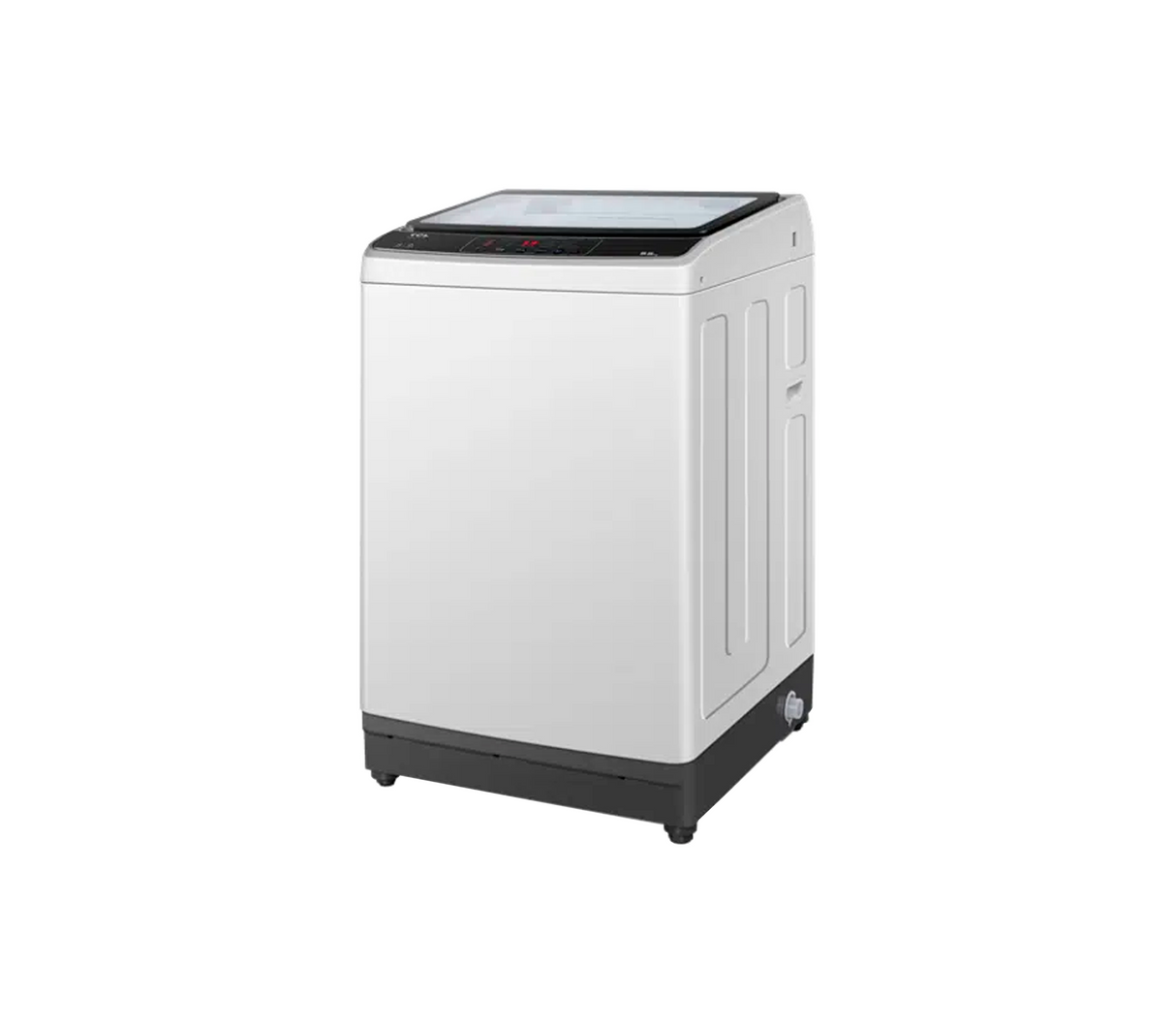 Lavadora automática 10 kg gris TCL