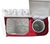 Lavadora doble tina 11 kilos Bl/Vinotinto FWM1200 Fresh