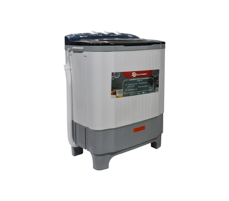 Lavadora doble tina 6 kg gris Sj Electronics