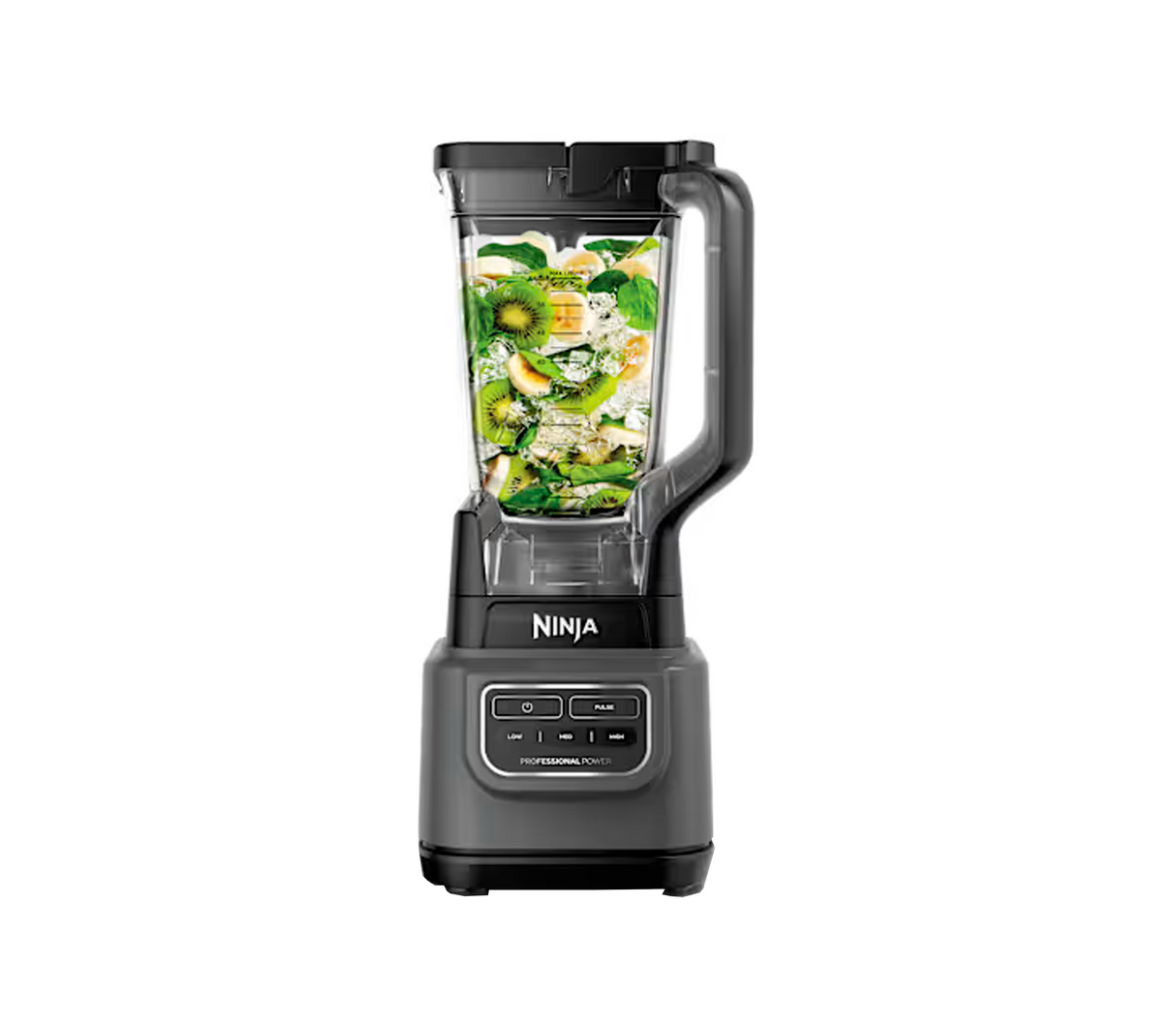 Licuadora clásica 3V+Pulso 1000W negro/plata Ninja