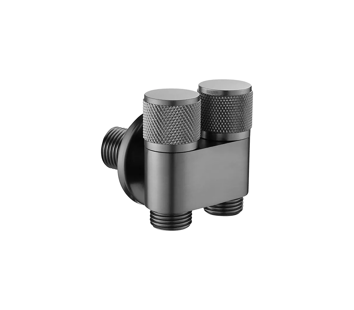 Llave de arresto doble salida 1/2x1/2" 100% acero inox Faguax