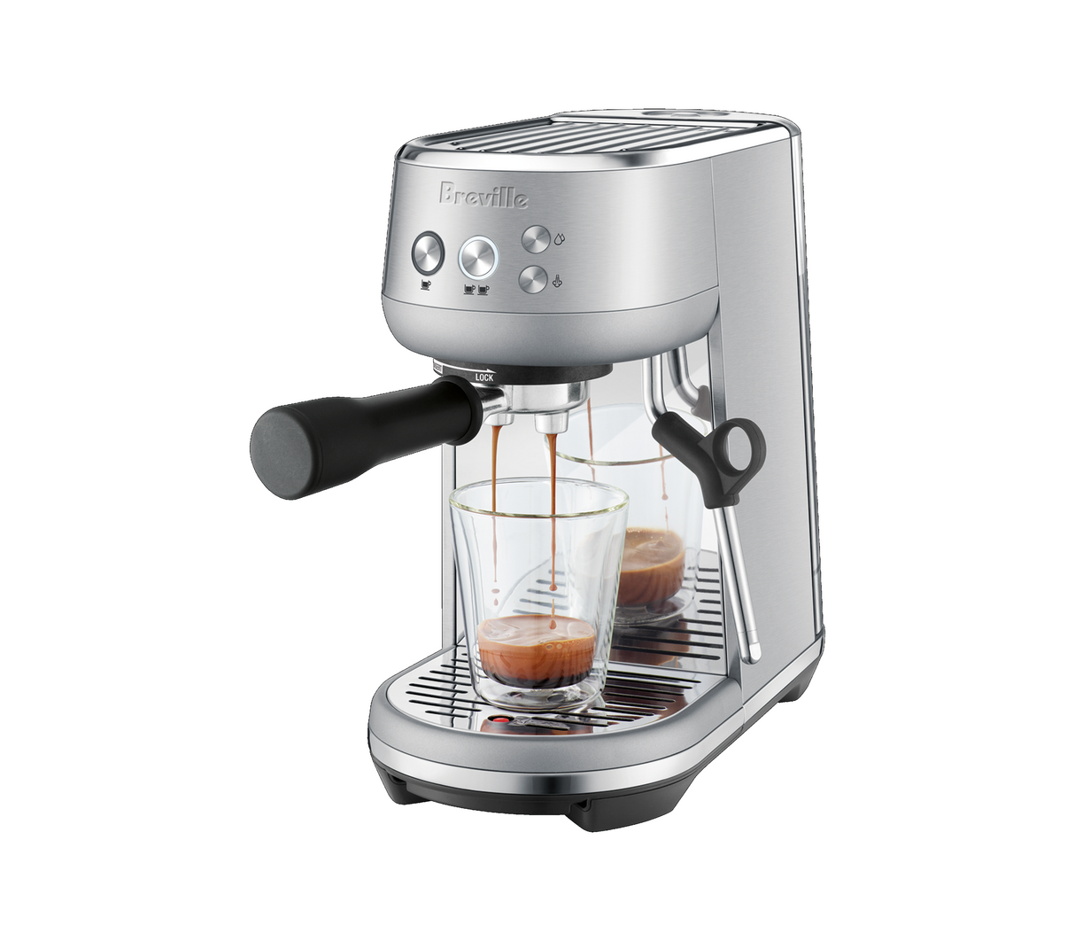 Maquina de café expreso Bambino 47onz acero inox Breville