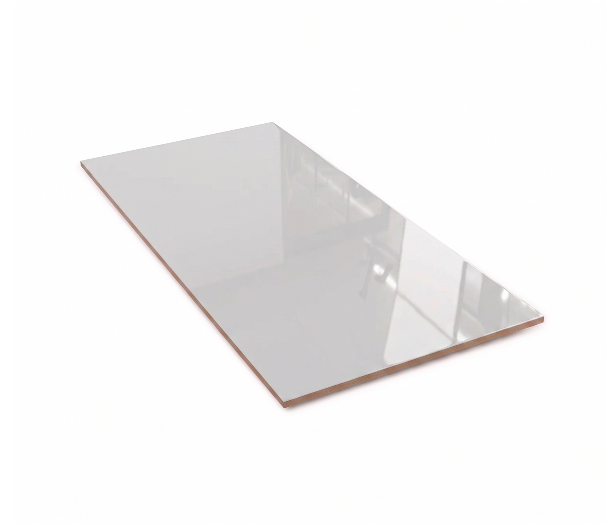Lámina de melamina MDF 15mm 1,22x2,44m meridian gray glossy Powerfik