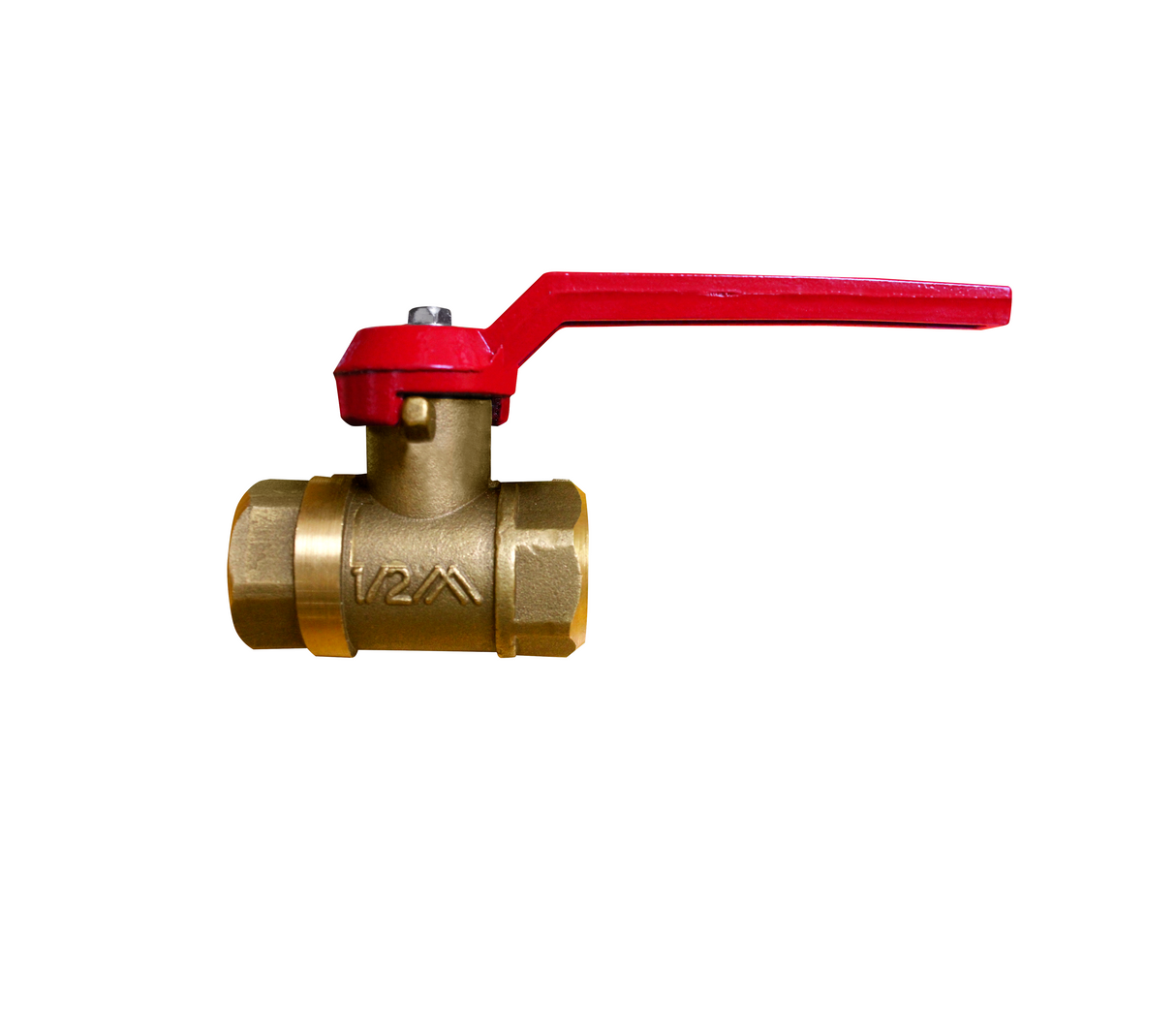 Válvula de bola pesada de 1/2" en bronce Metales Aleados