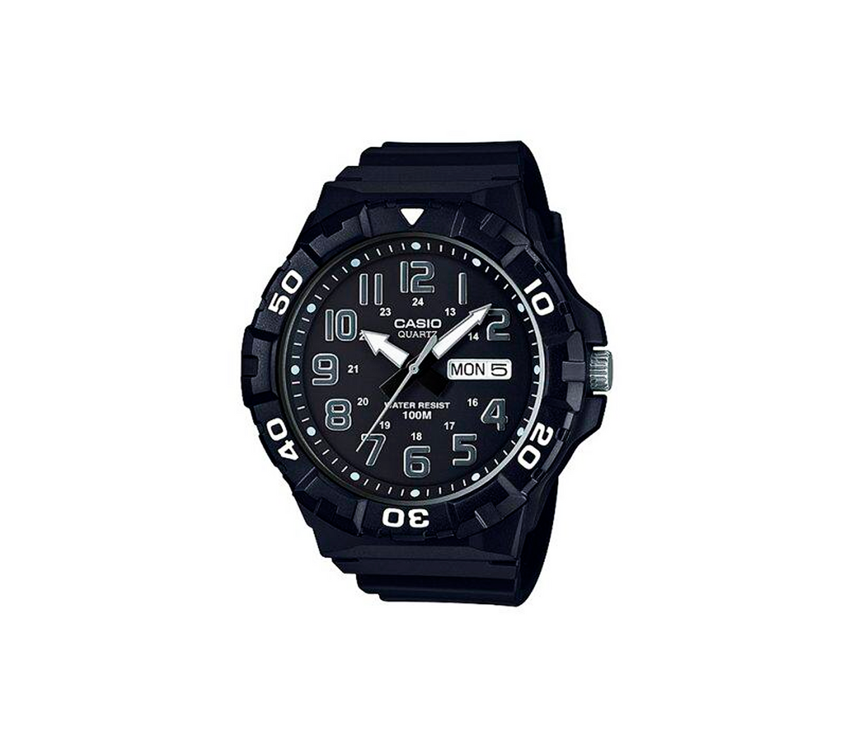 Reloj p/caballero análogo negro Casio