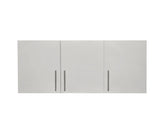 Mueble aéreo de cocina 3 puertas blanco/gris Powerfik