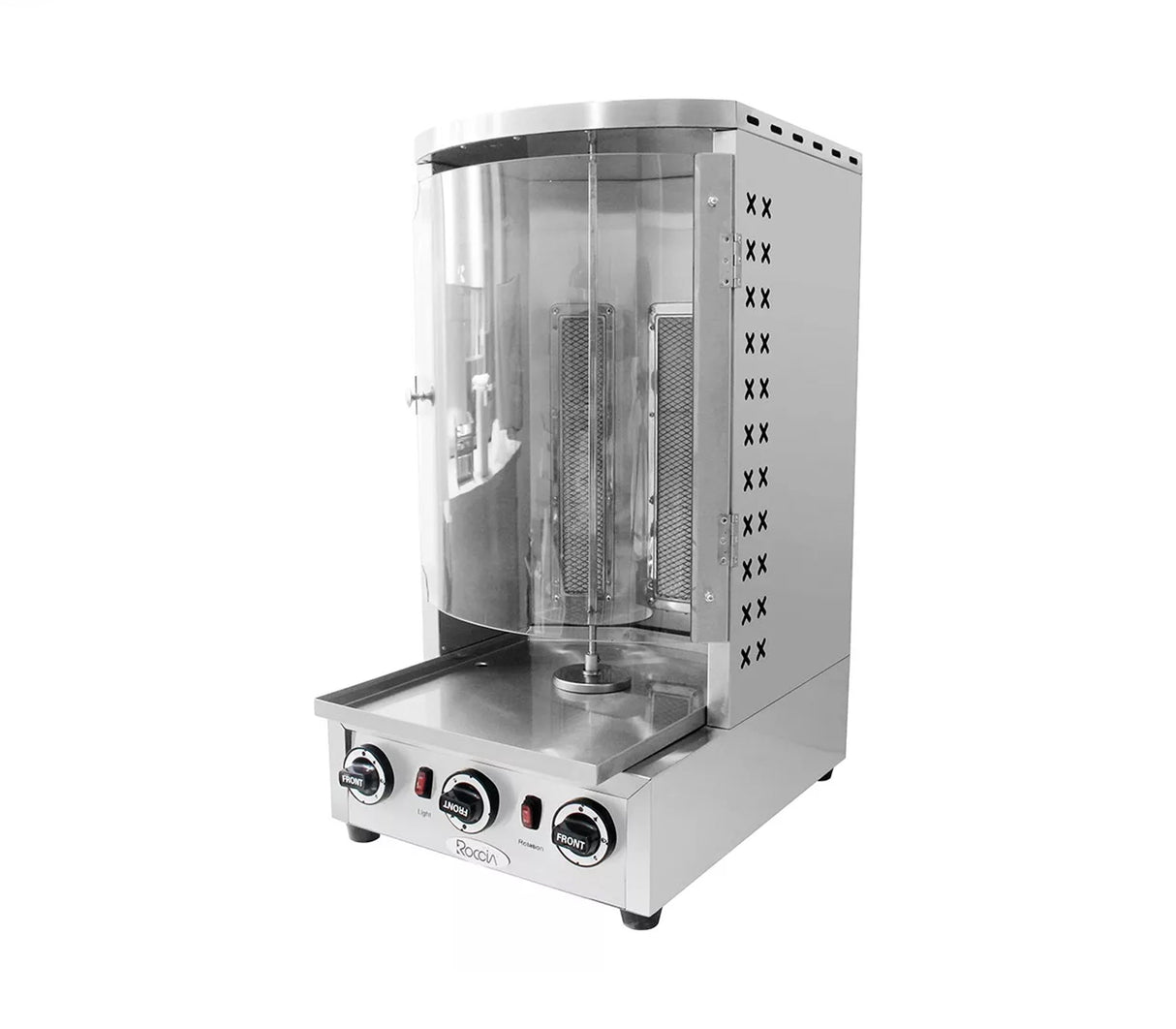 Maquina asador shawarma industrial a gas 20w chz-832 Roccia