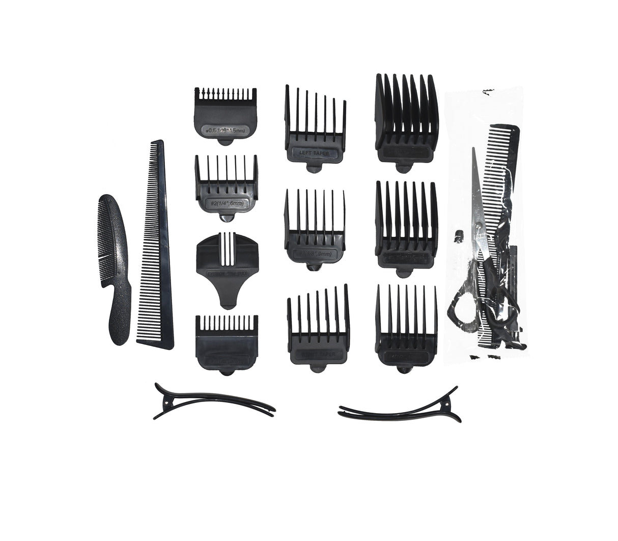 Máquina de cortar cabello kit prof 15 piezas Sankey