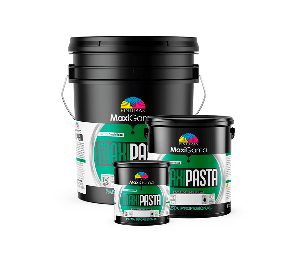 Pintura Industrial a Base de Agua Maxi Pasta Profesional Int/Ext Maxigama