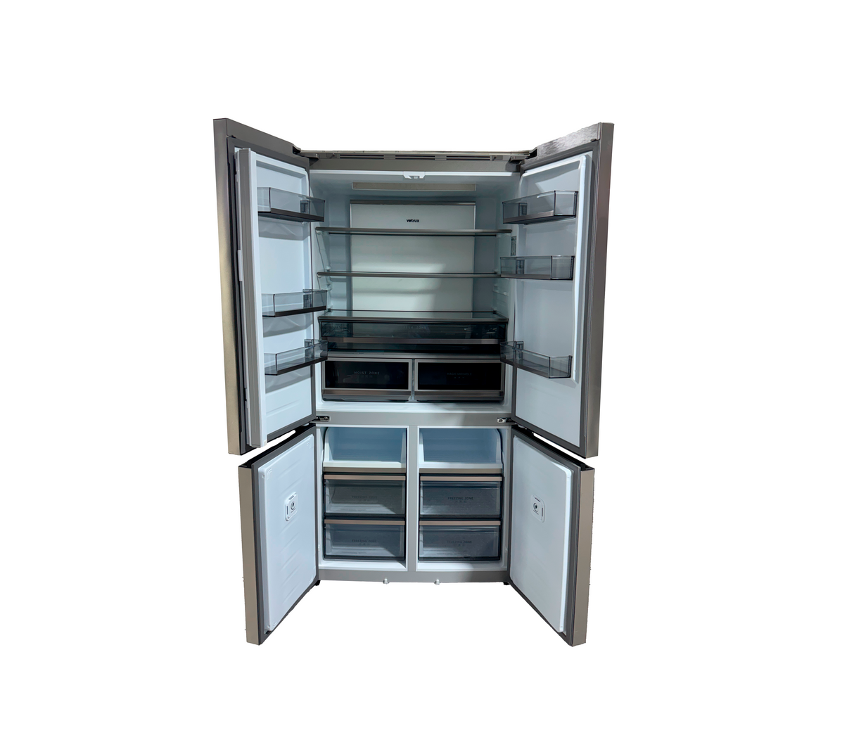 Nevera French Door sin escarcha 18.7 pies acero inoxidable Vetrux