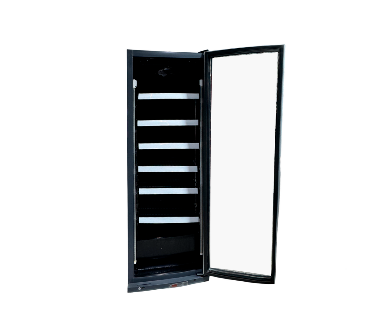 Nevera exhibidora 1 puerta 16.2 pies negro Jaguar