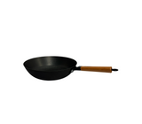 Sartén gourmet 10" 26cm antiadherente mango de madera negro Sankey