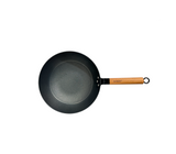 Sartén gourmet 10" 26cm antiadherente mango de madera negro Sankey