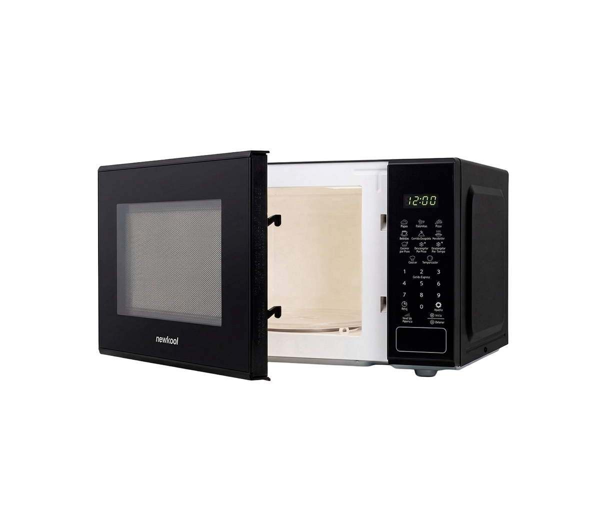 Horno microondas 20 litros digital negro Newkool