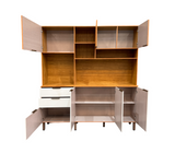 Mueble de Cocina Compacta Boreal Marrocos/Off White Mx Moveis