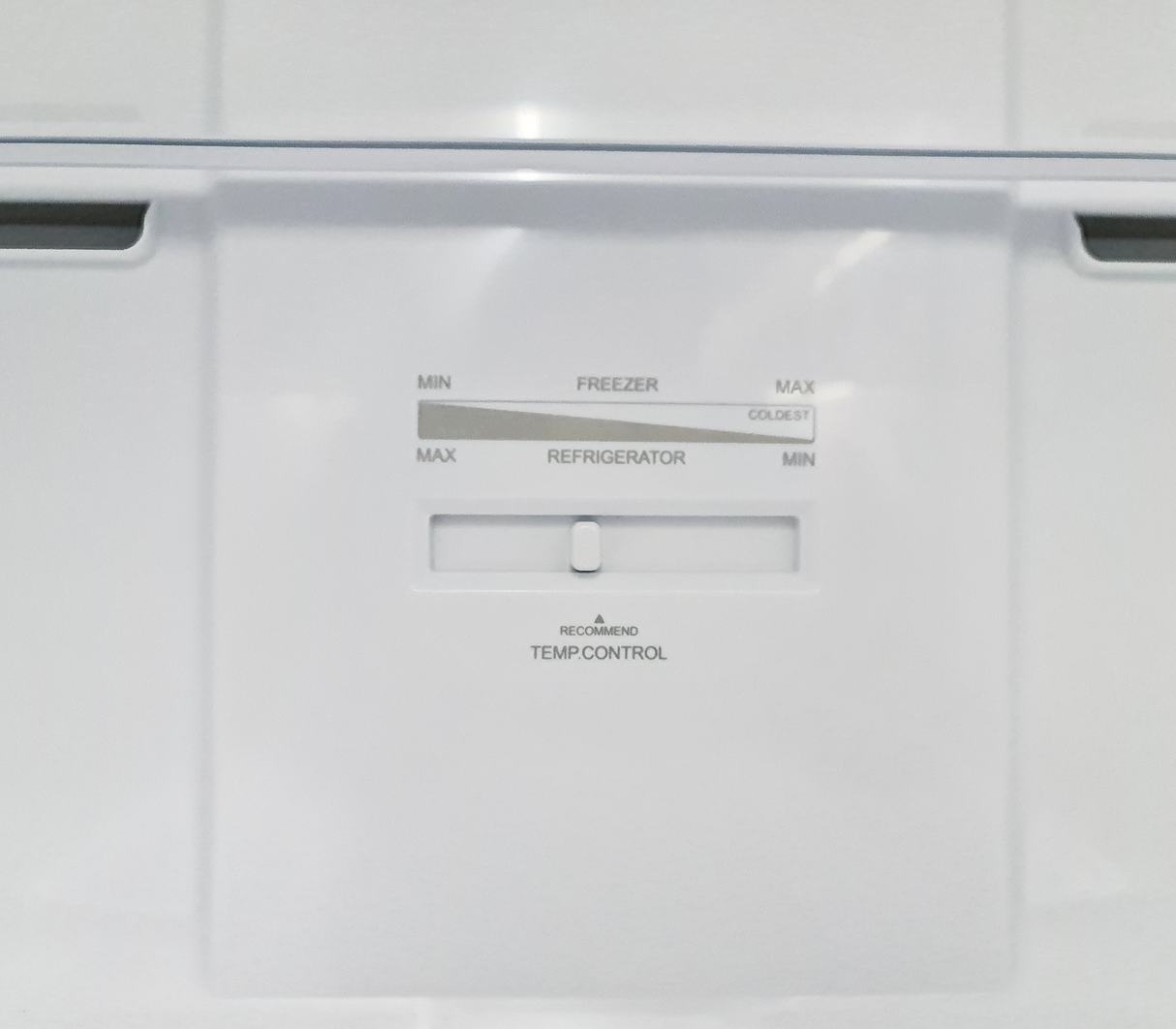 Nevera Top Mount sin escarcha plateado Bottom Mount