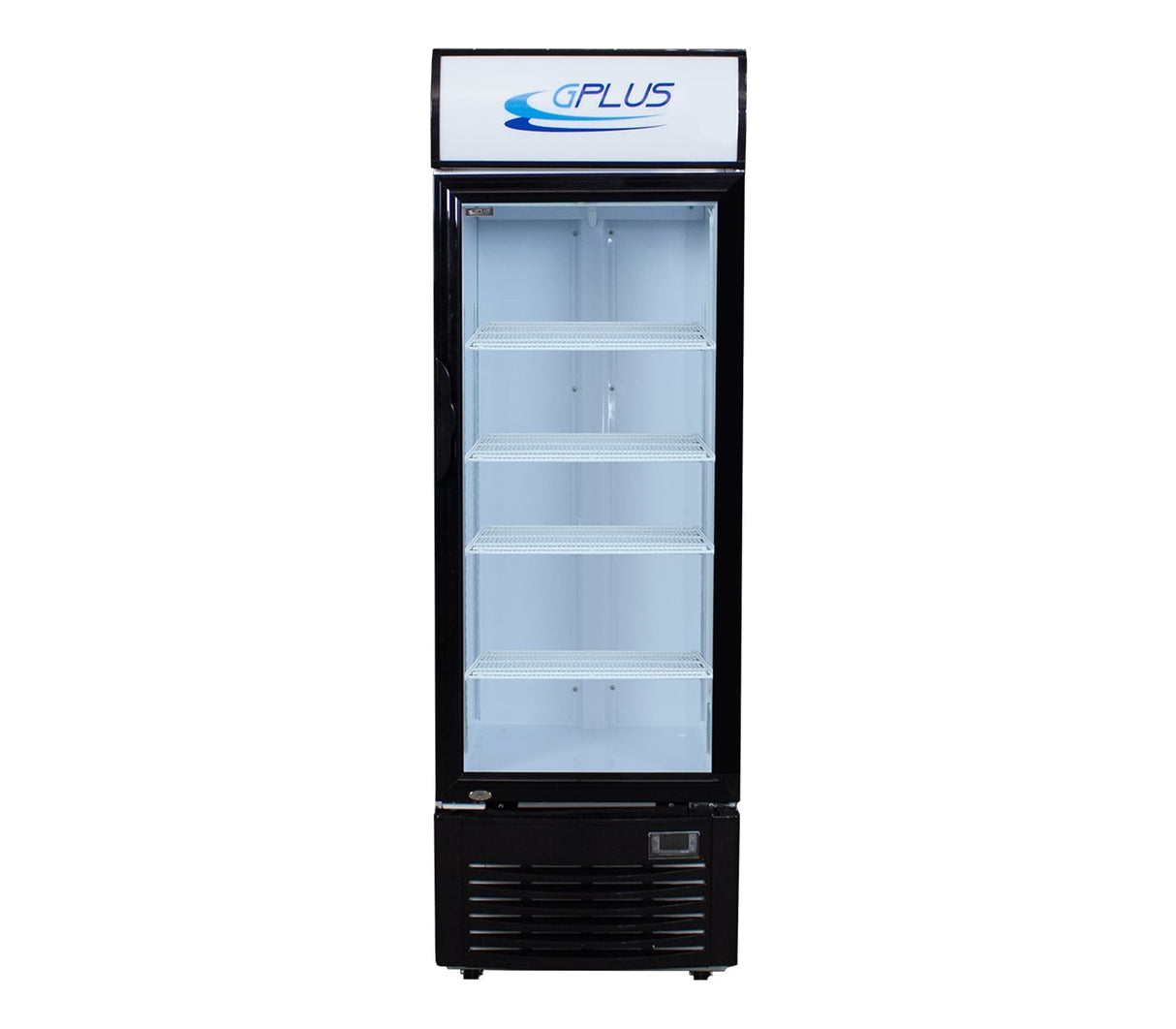 Nevera exhibidor vertical 9 pies sin escarcha 110v blanco/negro ref.nev1f Gplus