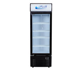 Nevera exhibidor vertical 9 pies sin escarcha 110v blanco/negro ref.nev1f Gplus