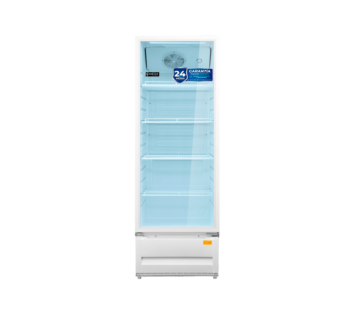 Exhibidor vertical 211 lts blanco OSC-211A Omega Electronics