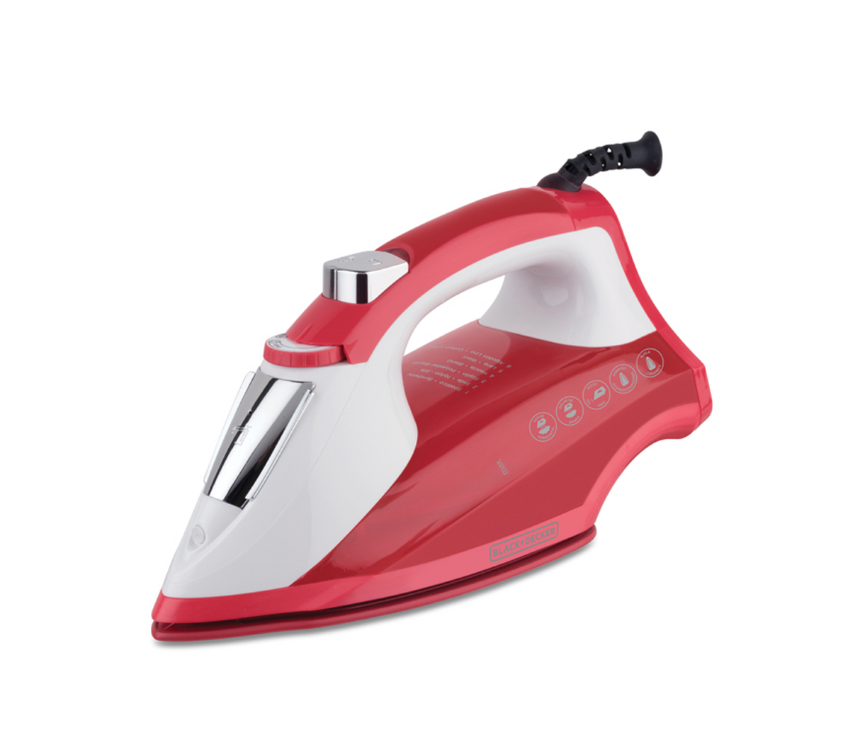 PLANCHA A VAPOR LIGHT´N EASY ROJO BLACK & DECKER