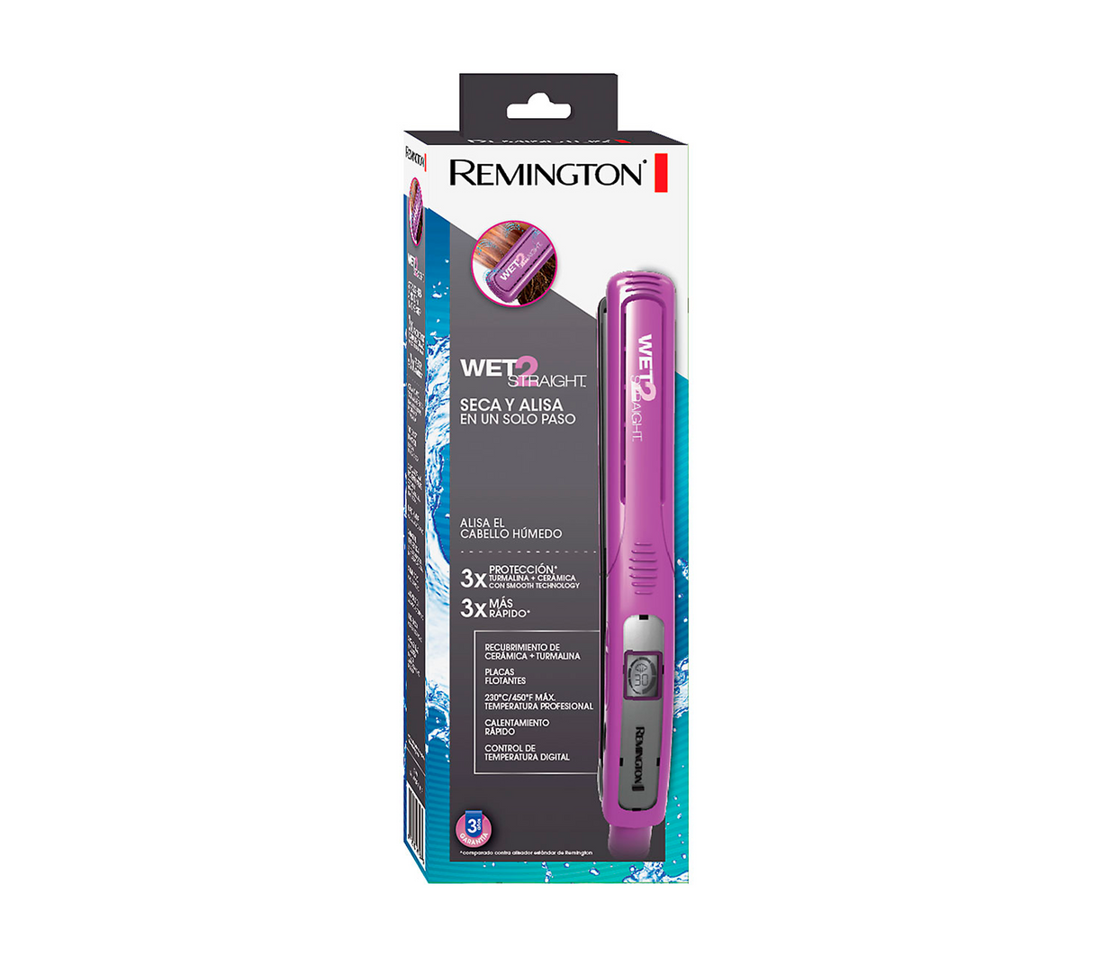 Plancha Alisadora Wet2straight 1 " Sensor Inteligente  REMINGTON