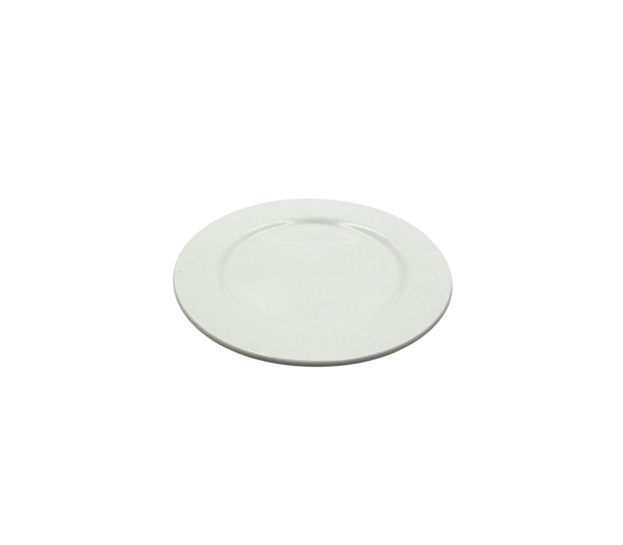 Plato llano redondo porcelana 8" Mo Import
