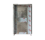 Puerta c/marco y cerradura 91x2,11cm acero Nero