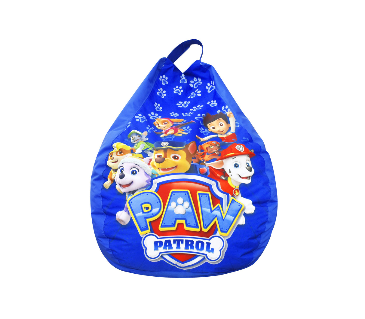 Puff lagrima en lona infantil sublimado azul Paw Patrol Powerfik