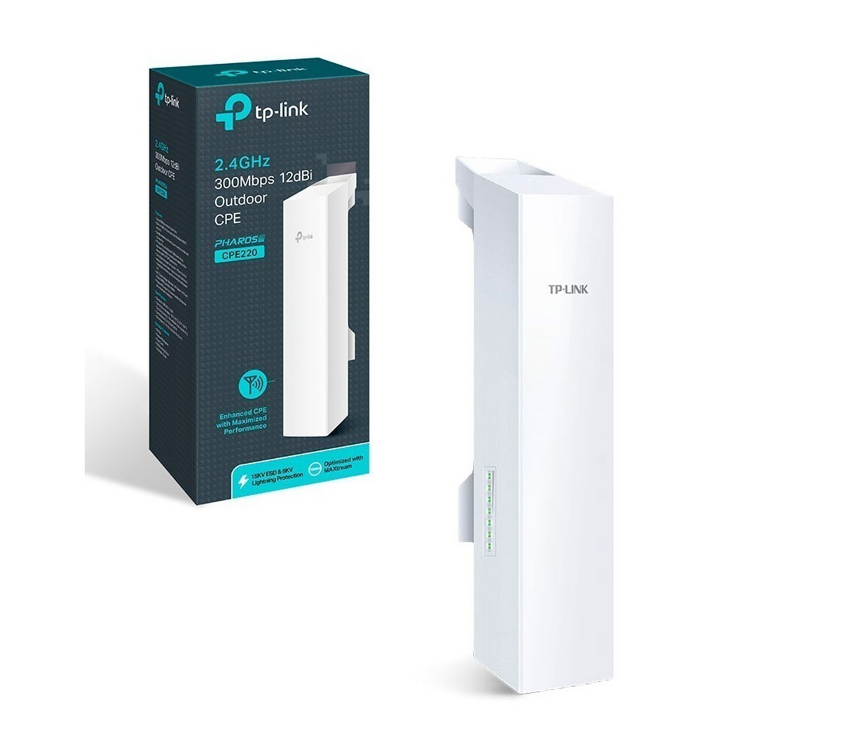 Punto de acceso exterior 300 MBPS 12DBI CPE220 Tp-link