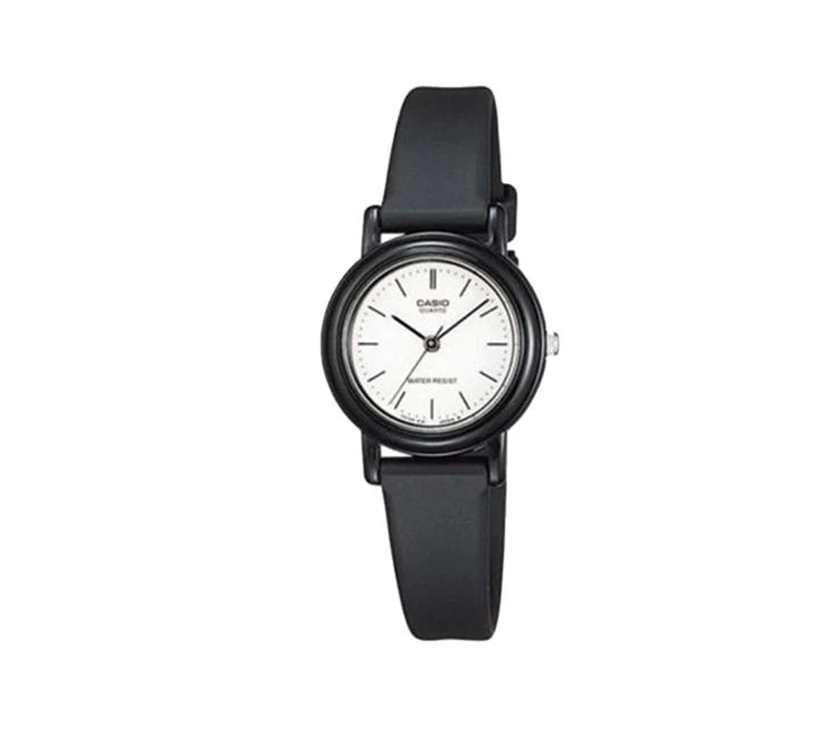 Reloj analógico con correa de resina negro Casio