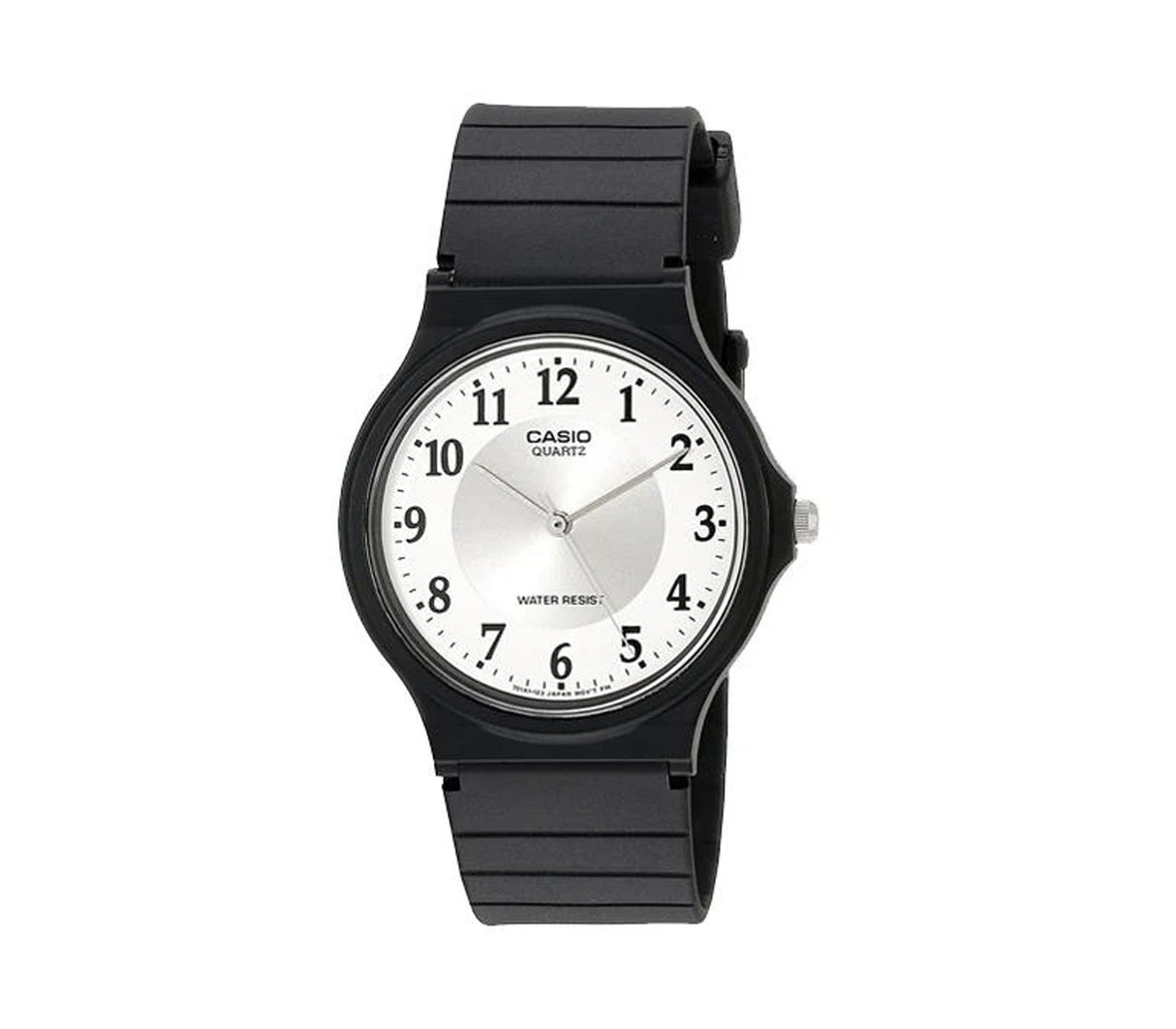Reloj análogo con números negro/blanco Casio