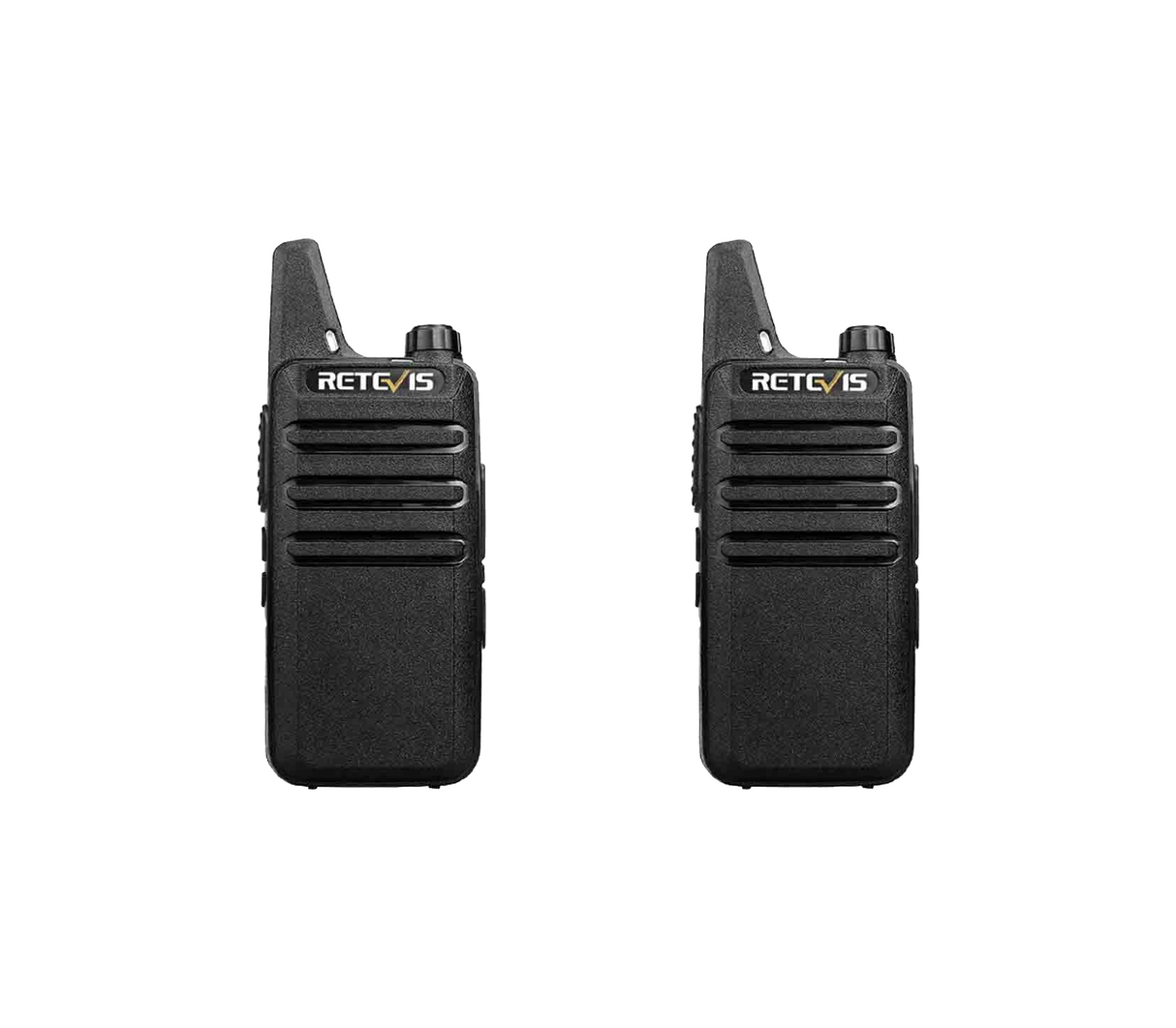 X2unid radio portátil walkie talkies negro Retevis