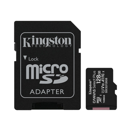 Micro SD 128GB + Adaptador Kingston
