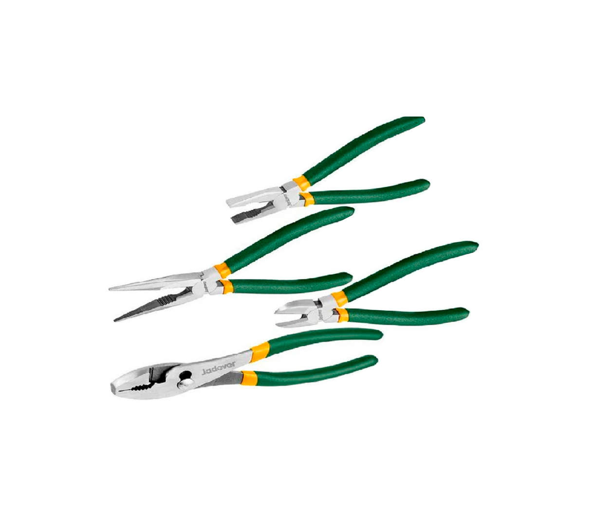 Set de alicates 6" 4 piezas Jadever
