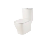 Sanitario 1 pieza tanque alto doble descarga blanco Unique Deco