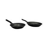 Set de sartenes 20cm-24cm ebony negro Brinox