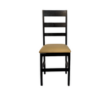 Silla para comedor victoria con tapizado bipiel beige Isabel