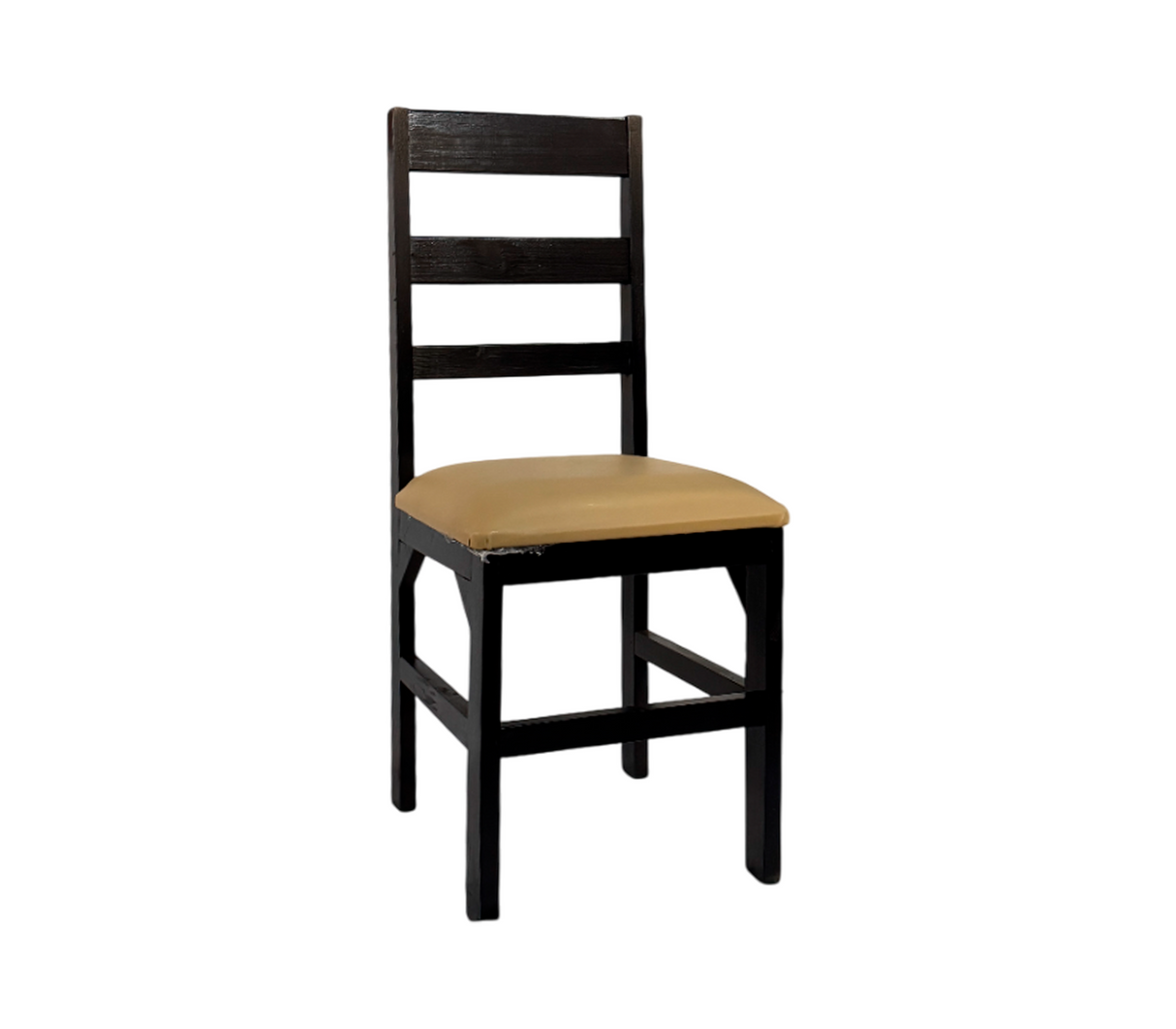 Silla para comedor victoria con tapizado bipiel beige Isabel