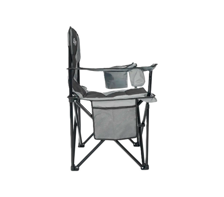 Silla playera plegable xxl comfort v2 con padding gris Ecology