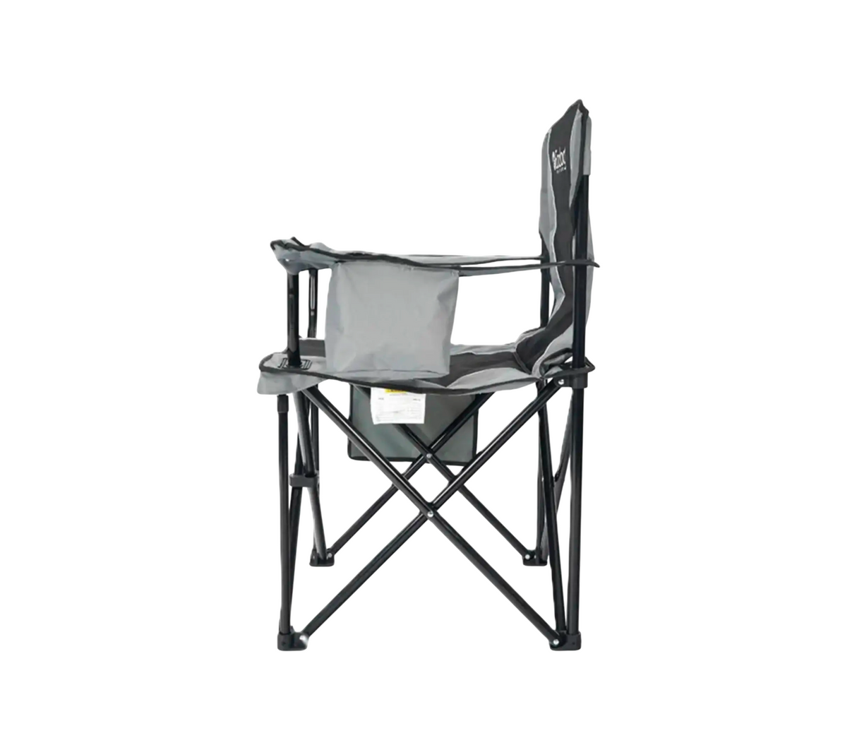 Silla playera plegable xxl comfort v2 con padding gris Ecology