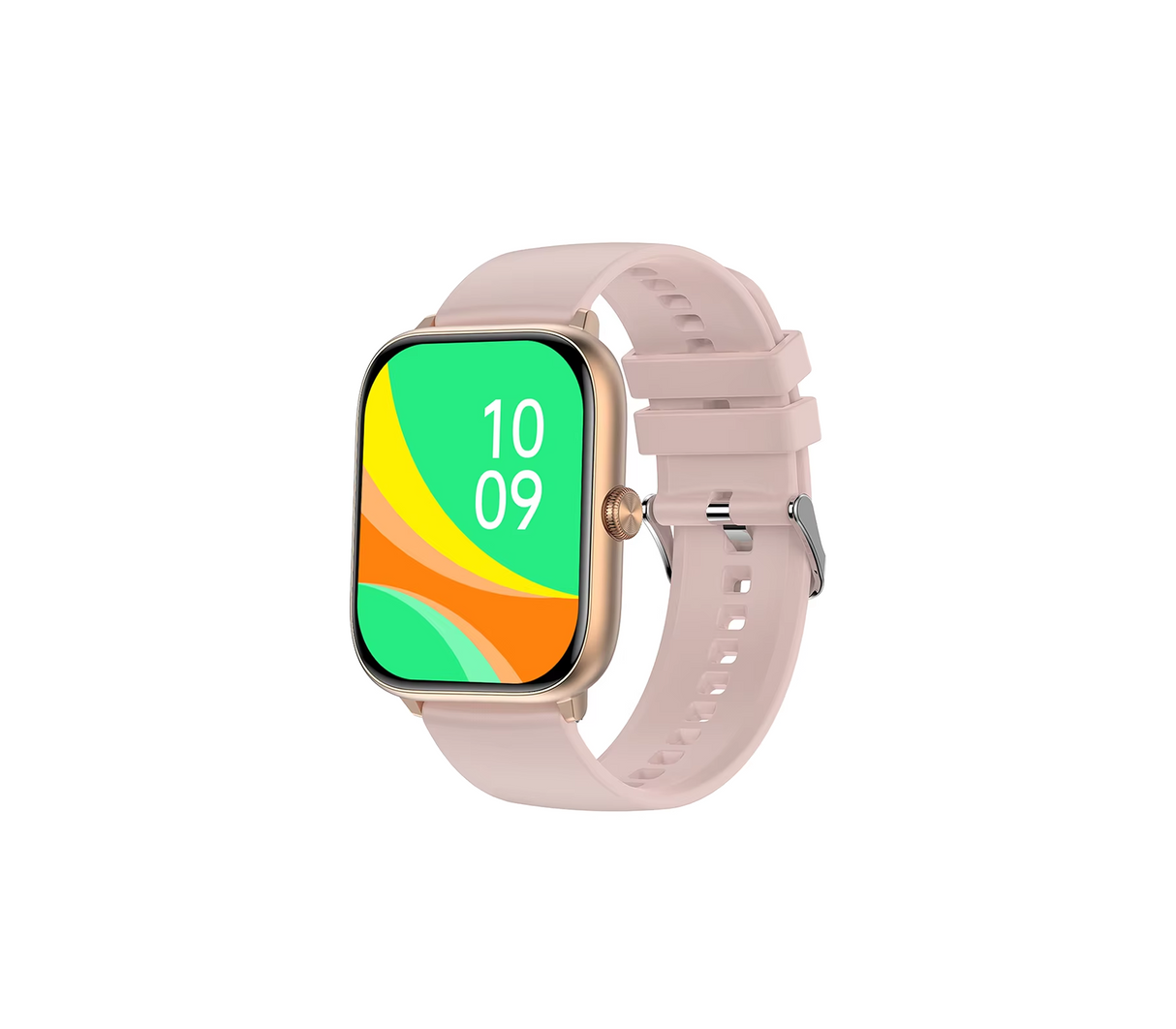 Reloj inteligente smart watch T22 2024 rosado Powerfik