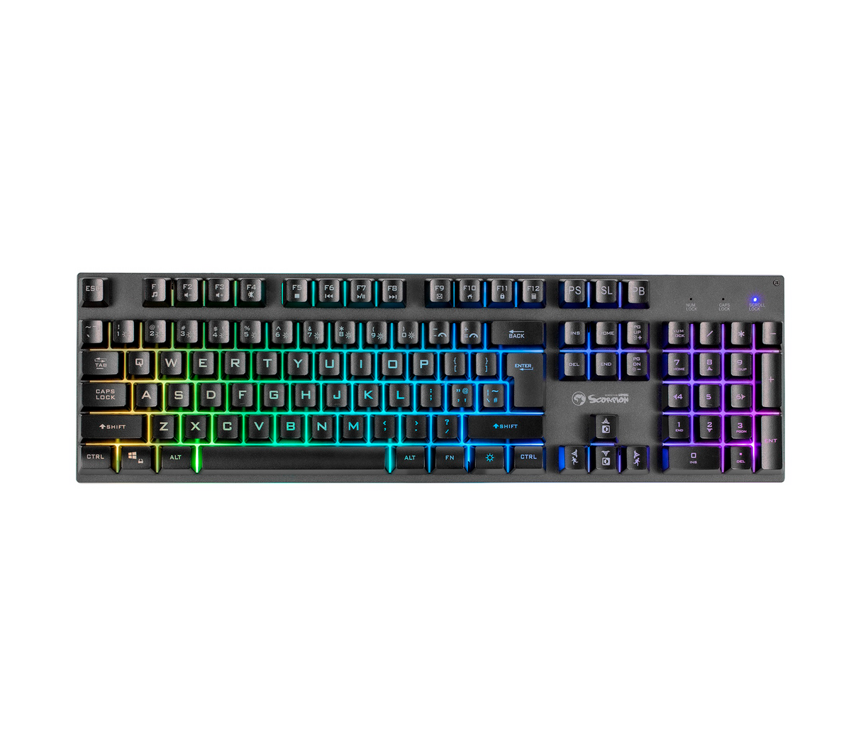 Teclado Gaming K604 20 de membrana Marvo