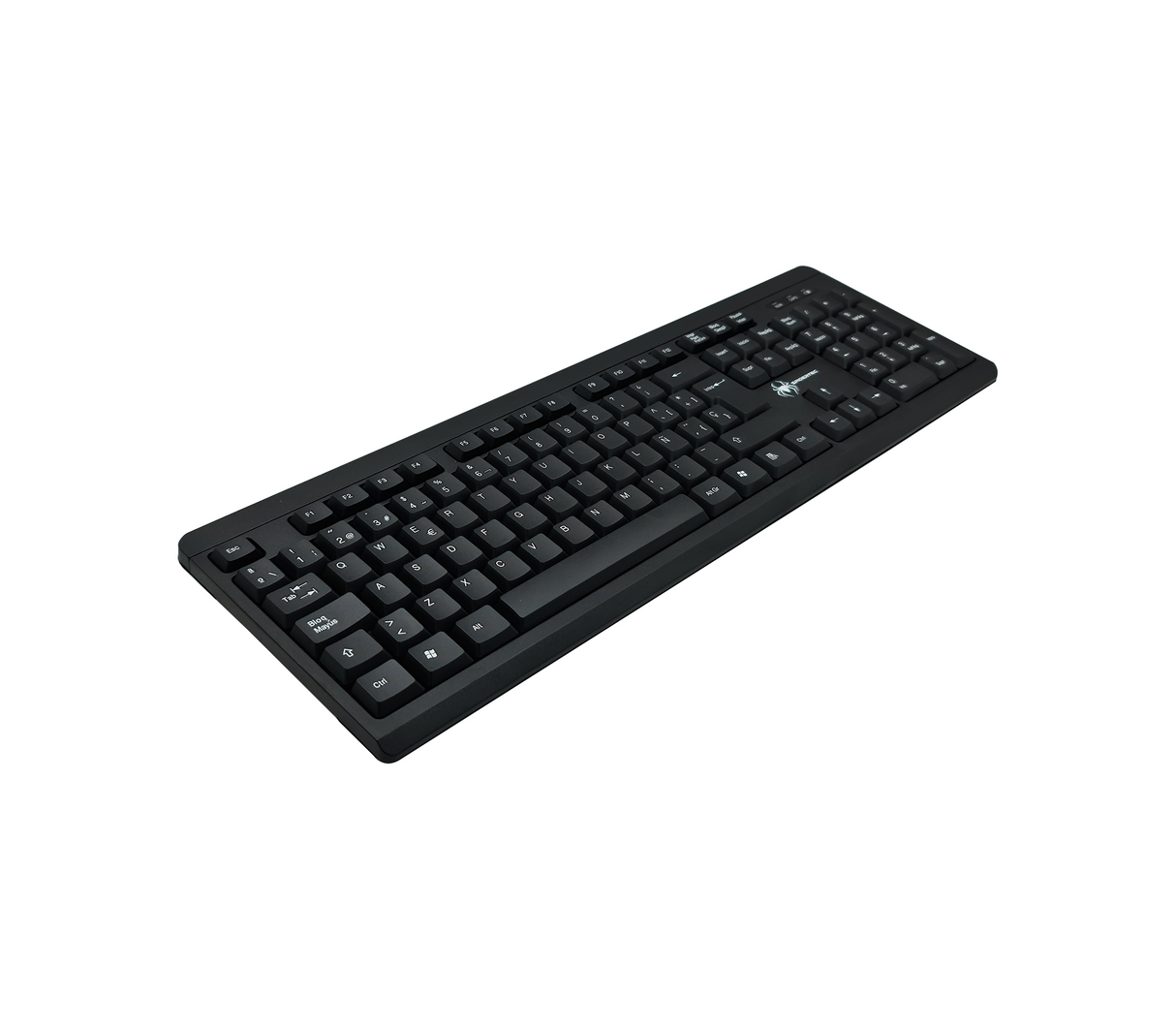 Teclado inalámbrico Bluetooth x-906 black Spidertec