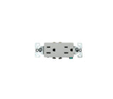 Toma doble con tapa para empotrar blanco Eaton